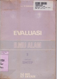 Evaluasi Ilmu Alam [Jld 3]: untuk SMTP