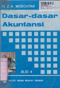 Dasar-dasar Akuntansi [Jilid 4]