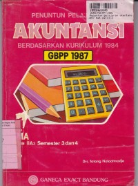 Penuntun Pelajaran Akuntansi: untuk SMA Kls. IIa3 Sem. 3 & 4 [Kur. th. 1984]