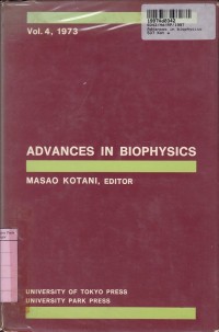 Advances in Biophysics [Vol. 4]