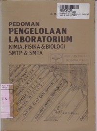 Pedoman Pengelolaan Laboratorium Kimia, Fisika & Biologi SMTP & SMTA