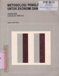Metodologi Penelitian untuk Ekonomi & Bisnis