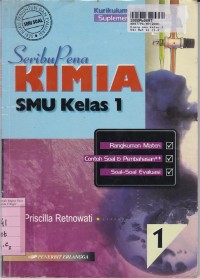 Seribu Pena Kimia [Jld 1]: untuk SMU Kls. I [Kur. th. 1994/GBPP th. 1999]