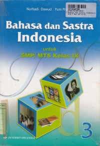 Bahasa dan Sastra Indonesia [Jilid 3]: untuk SMP/MTs Kls. IX