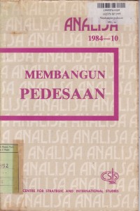 Analisa: Membangun Pedesaan