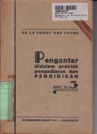 Pengantar di Dalam Praktek Pengajaran dan Pendidikan [Jilid 3]