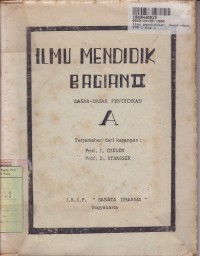 Ilmu Pendidikan: Dasar-dasar Pendidikan