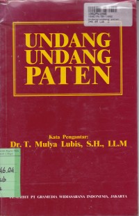 Undang-undang Paten