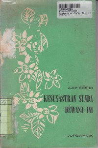 Kesusastraan Sunda Dewasa Ini