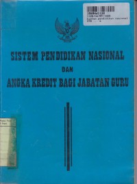 Sistem Pendidikan Nasional dan Angka Kredit Bagi Jabatan Guru