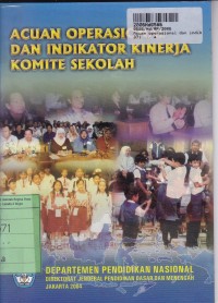 Acuan Operasional dan Indikator Kinerja Komite Sekolah