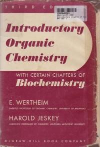 Introductory Organic of Biochemistry: with Certain Chapters of Biochemistry