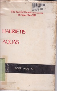 Haurietis Aquas