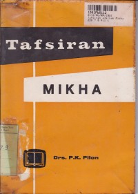 Tafsiran Alkitab:  Mikha