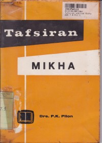 Tafsiran Alkitab:  Mikha