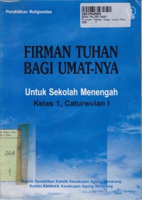 Firman Tuhan Bagi Umat-Nya: untuk Sekolah Menengah kls. 1