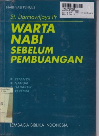 Warta Nabi Sebelum Pembuangan