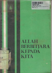 Allah Berbitjara Kepada Kita