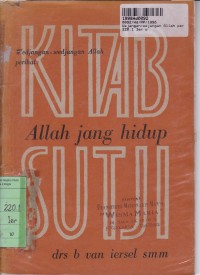 Wejangan-wejangan Allah Perihal Allah yang Hidup