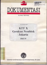 KTT X = Gerakan Nonblok Jakarta [Jilid 4]