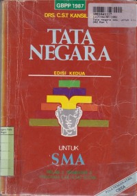 Image of Tata Negara SMA: untuk SMA Kls. III  Sem. 5 - Program Ilmu-ilmu Sosial  [Kur. th. 1984 GBPP th. 1987 - CBSA]