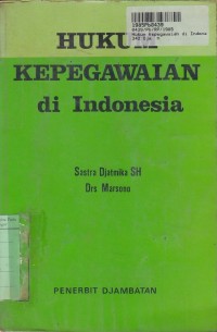 Hukum Kepegawaian  di Indonesia