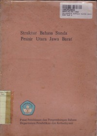 Struktur Bahasa Sunda Pesisir Utara Jawa Barat