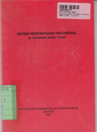 Sistem Pemerintahan Tradisional di Tengger Jawa Timur