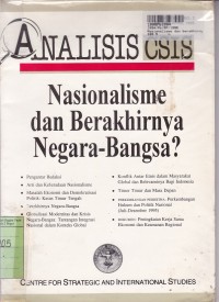 Analisis CSIS: Nasionalisme dan Berakhirnya Negara Bangsa?