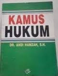 Image of Kamus Hukum