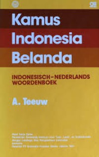 Image of Kamus Indonesia -  Belanda=Indonesisch - Nederlands - Woordenboek