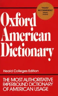 Image of Oxford American Dictionary