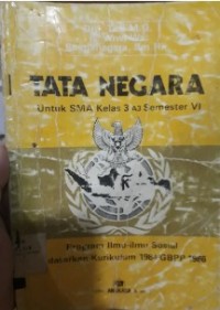 Tata Negara Program Ilmu-ilmu Sosial [Kur. th. 1984/GBPP th. 1986]: untuk SMA Kls. III a3 Sem. 6