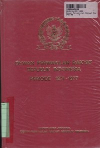 Dewan Perwakilan Rakyat Republik Indonesia Periode 1971 - 1977