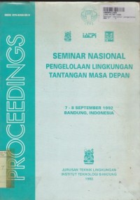 Seminar Nasional Pengelolaan Lingkungan Tantangan Masa Depan