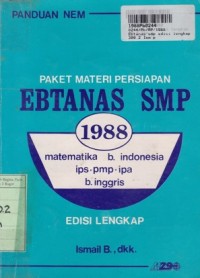 Paket Materi Persiapan: Ebtanas SMP