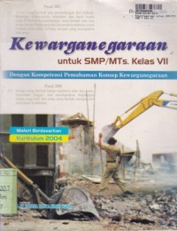 Kewarnegaraan untuk SMP/MTs kls. VII