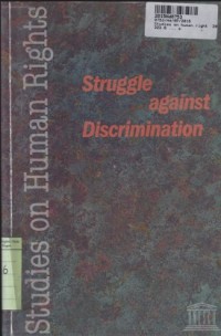 Studies on Human Right 2004: Struggle Against Discrimination