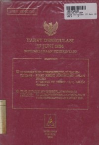 Paket Deregulasi 27 Juni 1994 [Kebijaksanaan Pemerintah]