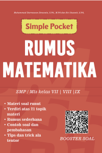 Image of Simple Pocket: Rumus Matematika SMP/Mts Kelas VII-VIII-IX