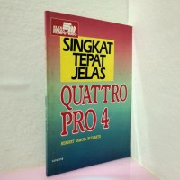 Singkat Tepat Jelas Quattro Pro 4