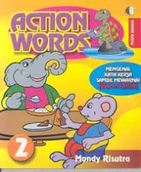 Action Words [2] : Mengenal Kata Kerja Sambil Mewarnai