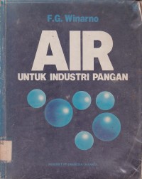 Air untuk Industri Pangan