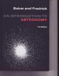 An Introduction to Astronomy