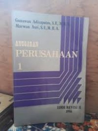 Anggaran Perusahaan [Jilid 1]