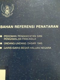 Bahan Referensi Penataran