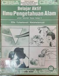 Belajar Aktif Ilmu Pengetahuan Alam [5a] : Untuk SD Kelas V