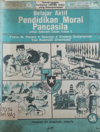 Belajar Aktif Pendidikan Moral Pancasila [5a] : Untuk SD Kelas V