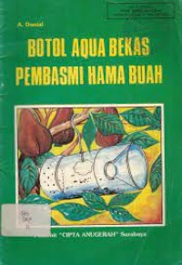 Botol Aqua Pembasmi Hama Buah