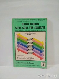 Buku Babon Soal-soal Tes Sumatif : Untuk SD Kelas III